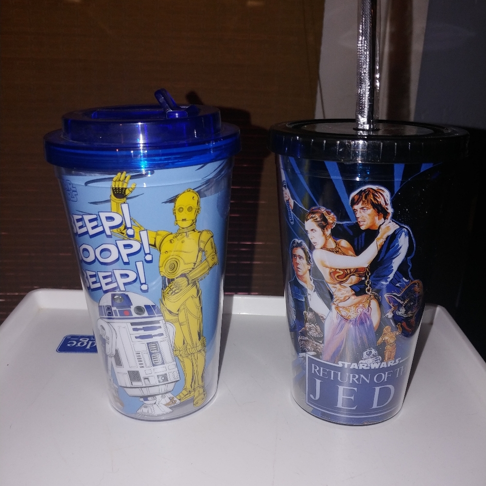 NWT Star Wars Reuseable Cups